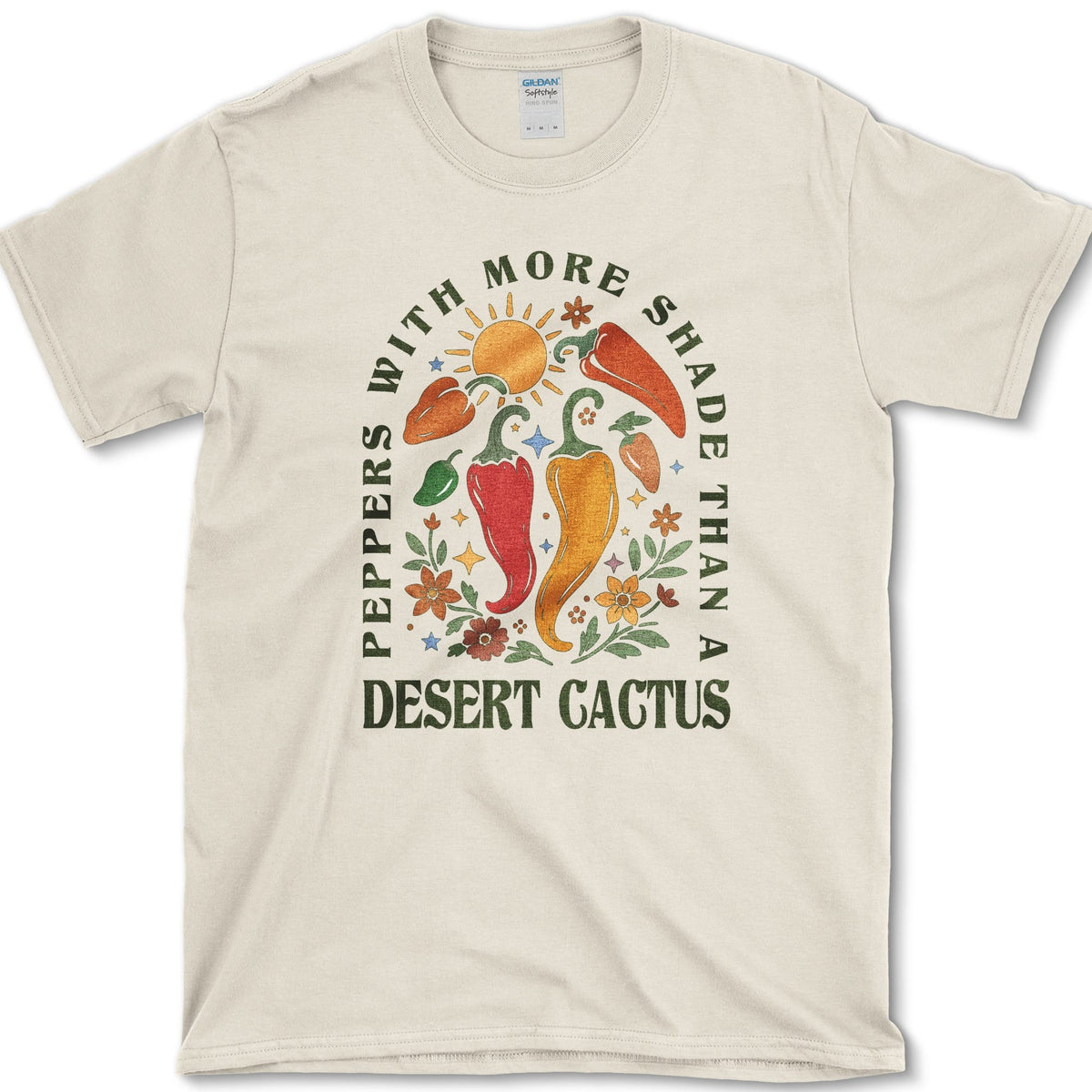 Peppers More Shade than Cactus T-Shirt Natural / S Essential Tees