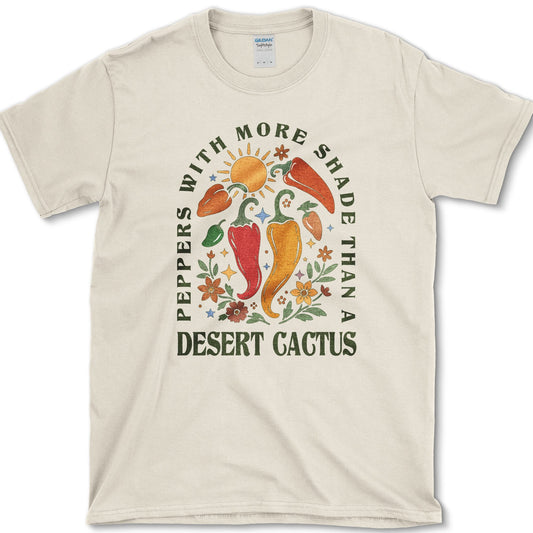 Peppers More Shade than Cactus T-Shirt Natural / S Essential Tees