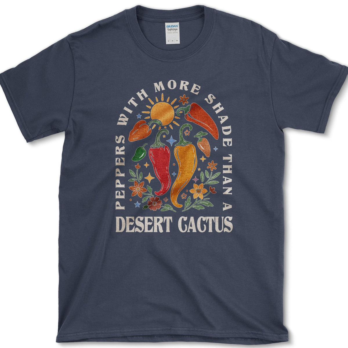 Peppers More Shade than Cactus T-Shirt Navy / S Essential Tees