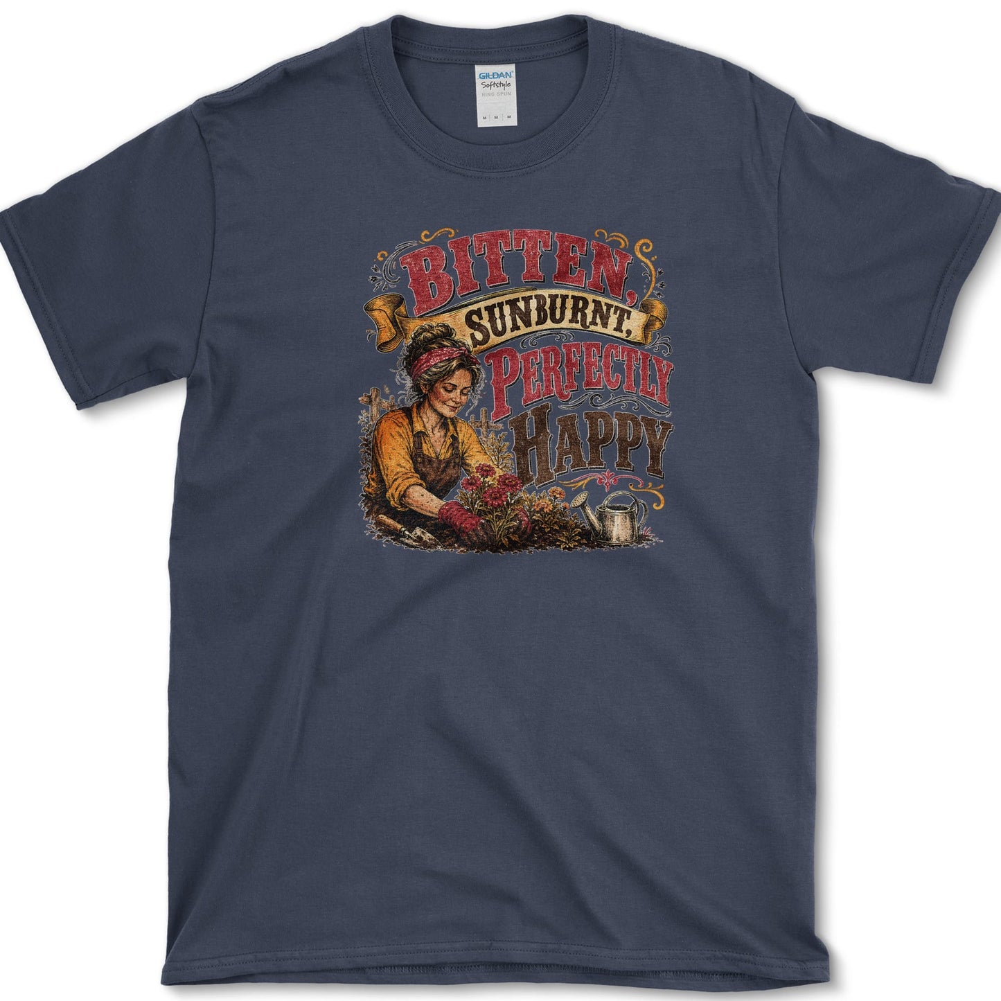 Perfectly Happy T-Shirt Navy / S Essential Tees