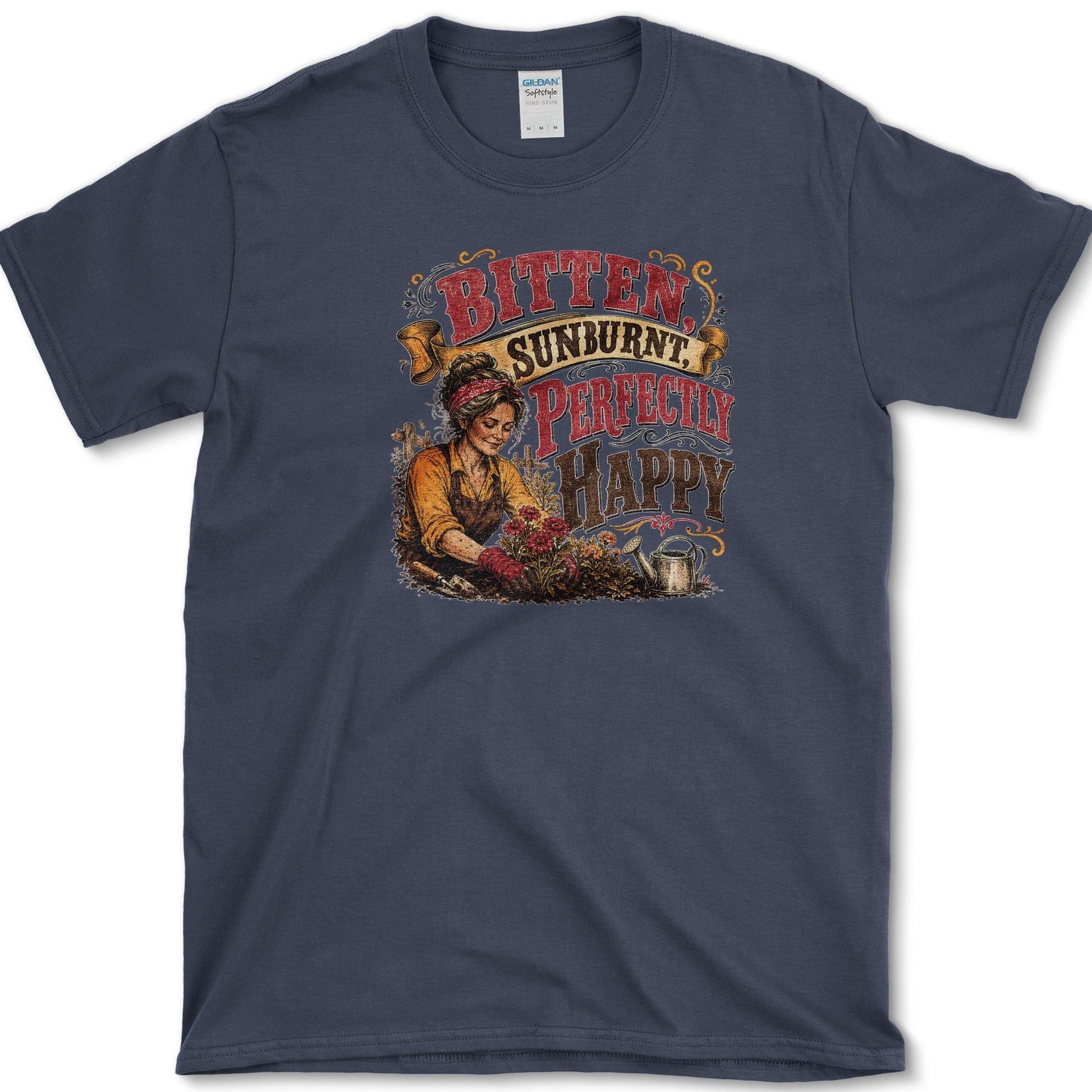 Perfectly Happy T-Shirt Navy / S Essential Tees