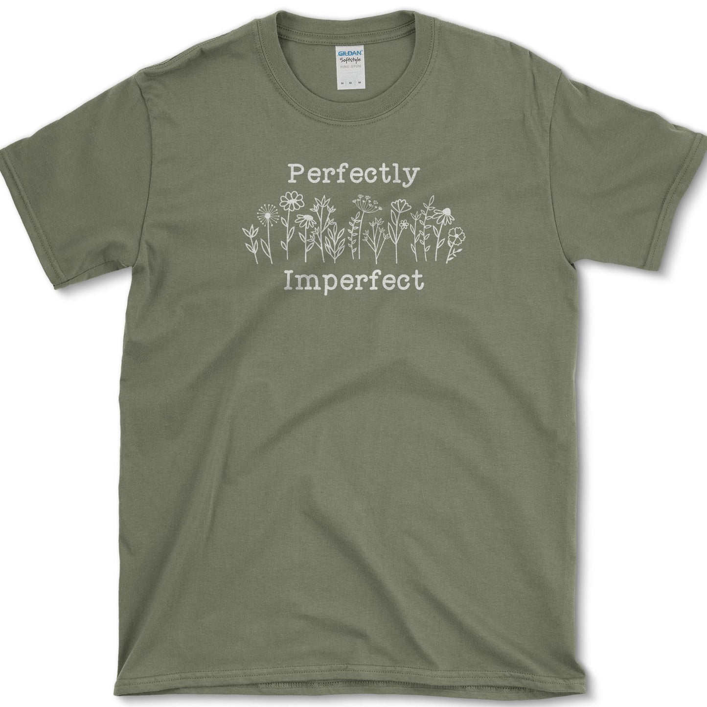 Perfectly Imperfect T-Shirt S / Military Green Essential Tees