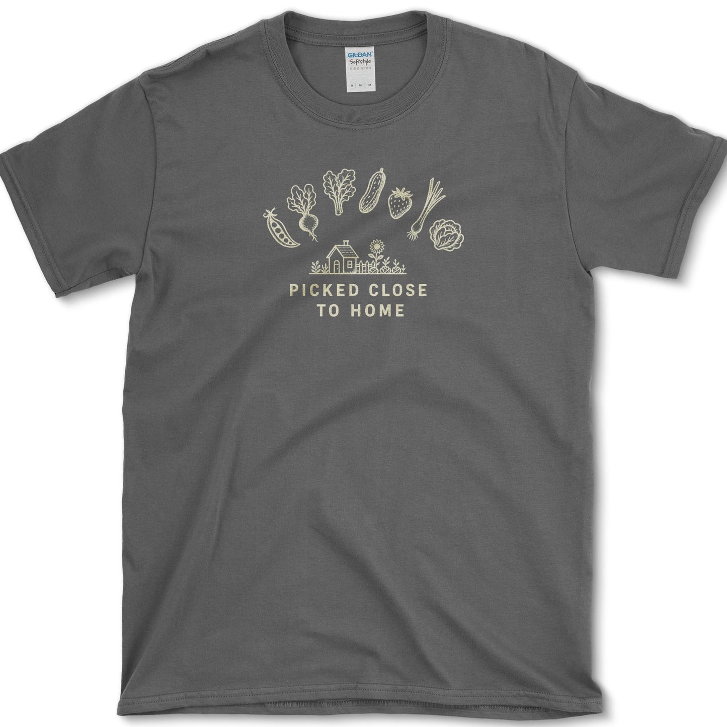 Picked Close to Home T-Shirt S / Dark Heather Essential Tees