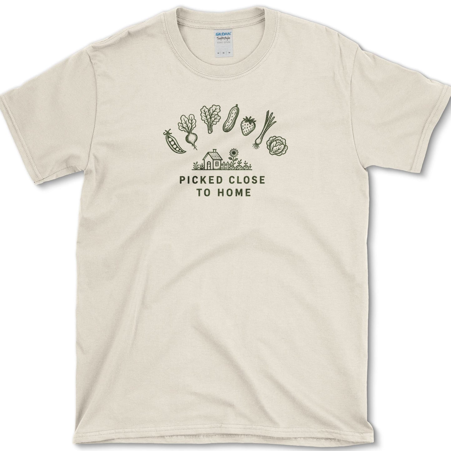 Picked Close to Home T-Shirt S / Natural Essential Tees