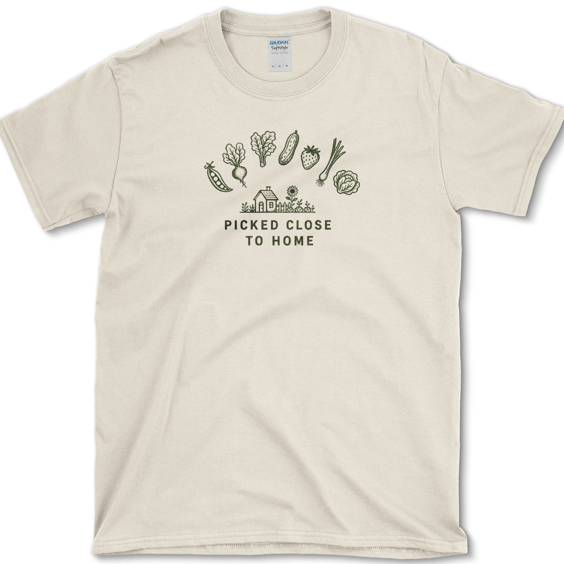 Picked Close to Home T-Shirt S / Natural Essential Tees