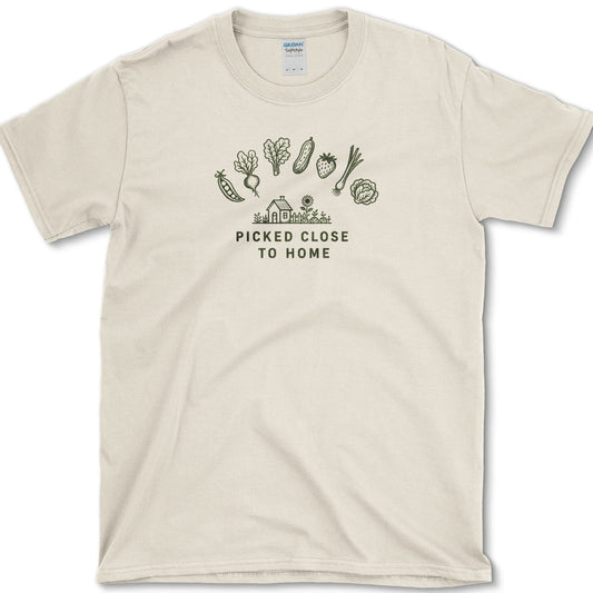 Picked Close to Home T-Shirt S / Natural Essential Tees