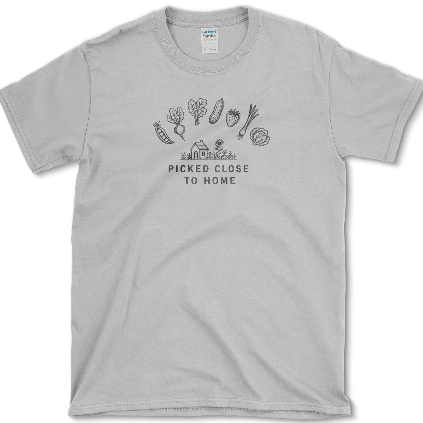 Picked Close to Home T-Shirt S / Sport Grey Essential Tees