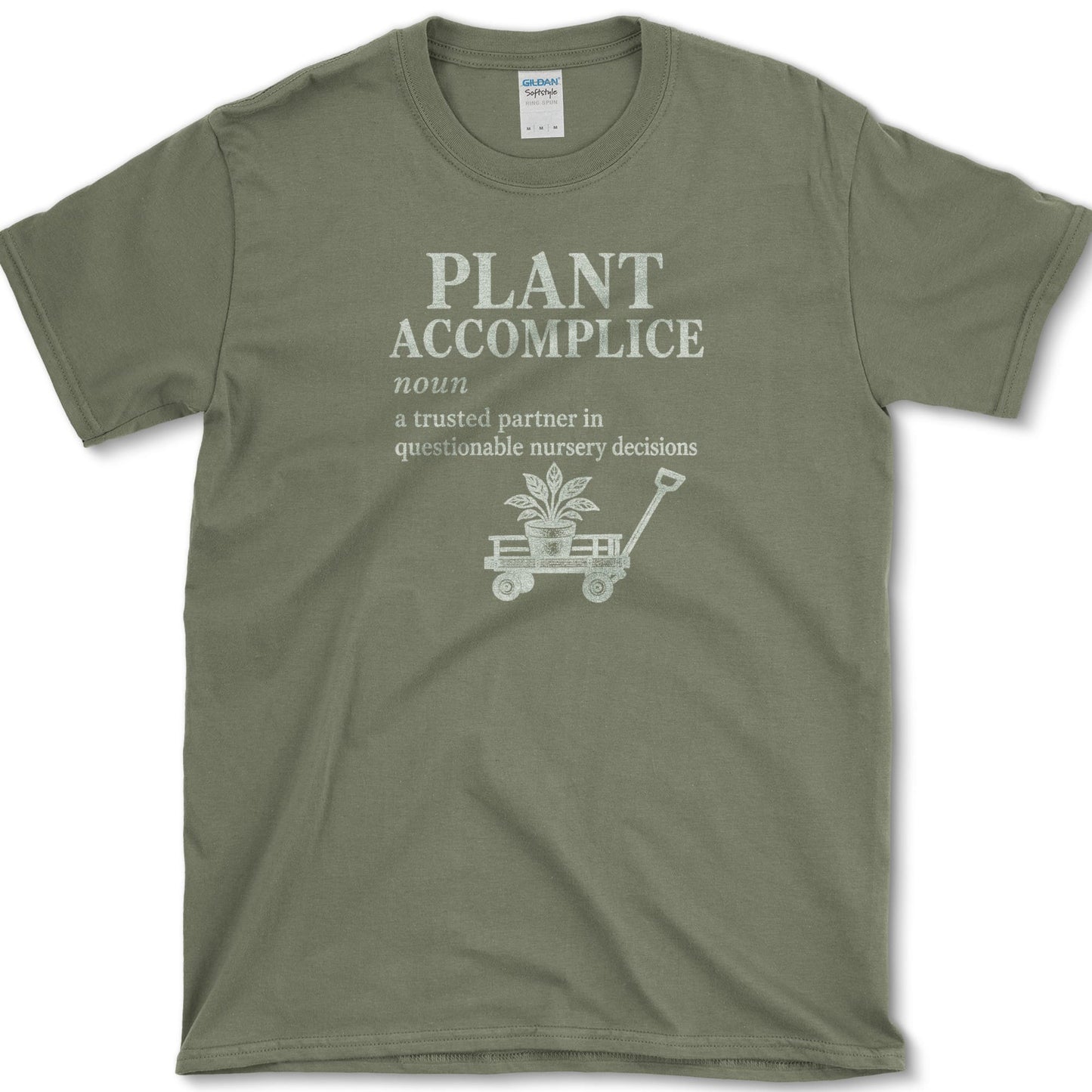 Plant Accomplice T-Shirt S / Military Green Essential Tees