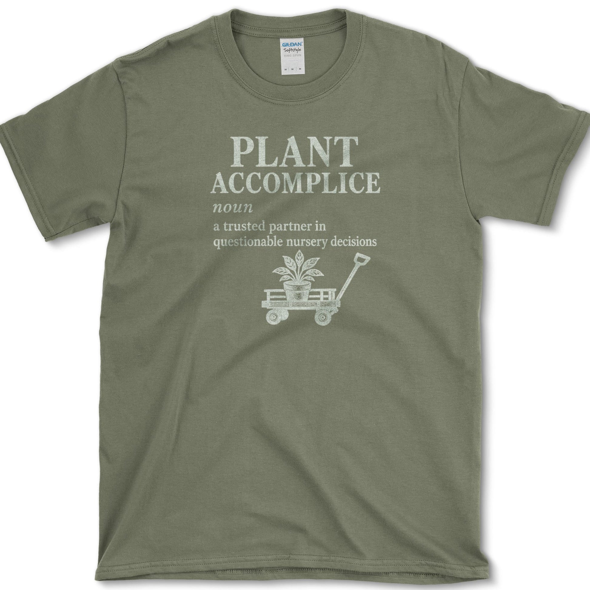 Plant Accomplice T-Shirt S / Military Green Essential Tees