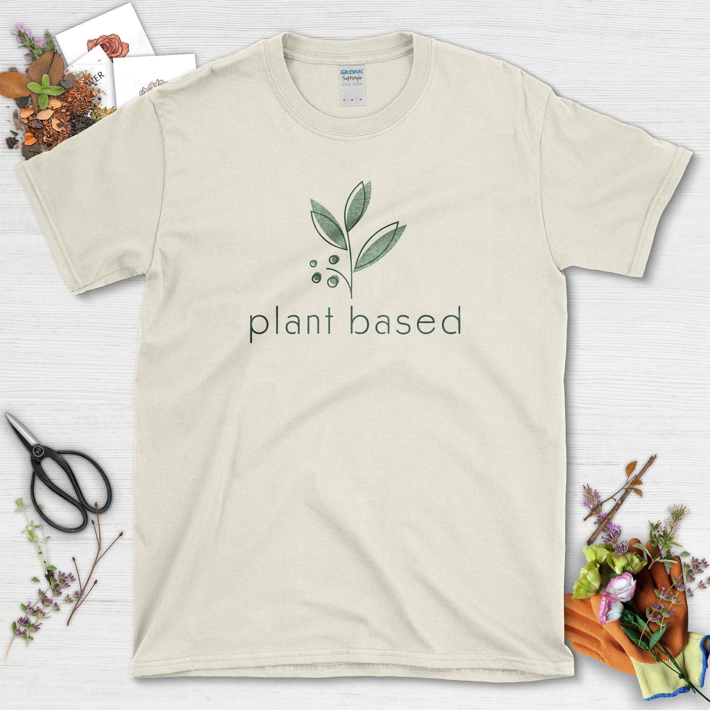 Plant Based Graphic T-Shirt Natural / S T-Shirt