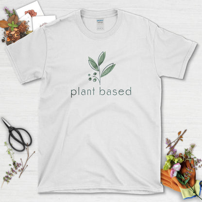 Plant Based Graphic T-Shirt White / S T-Shirt