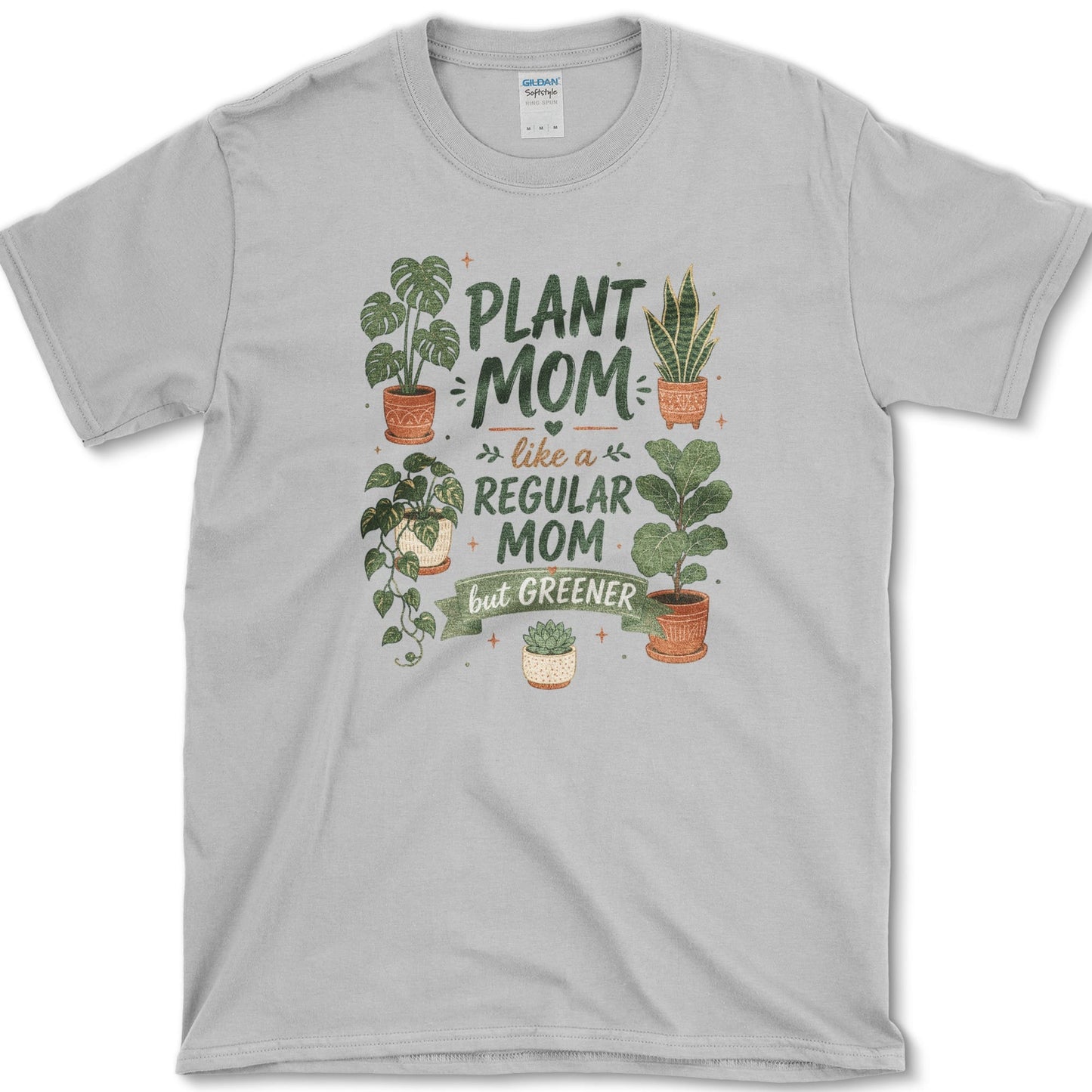 Plant Mom T-Shirt Sport Grey / S Essential Tees