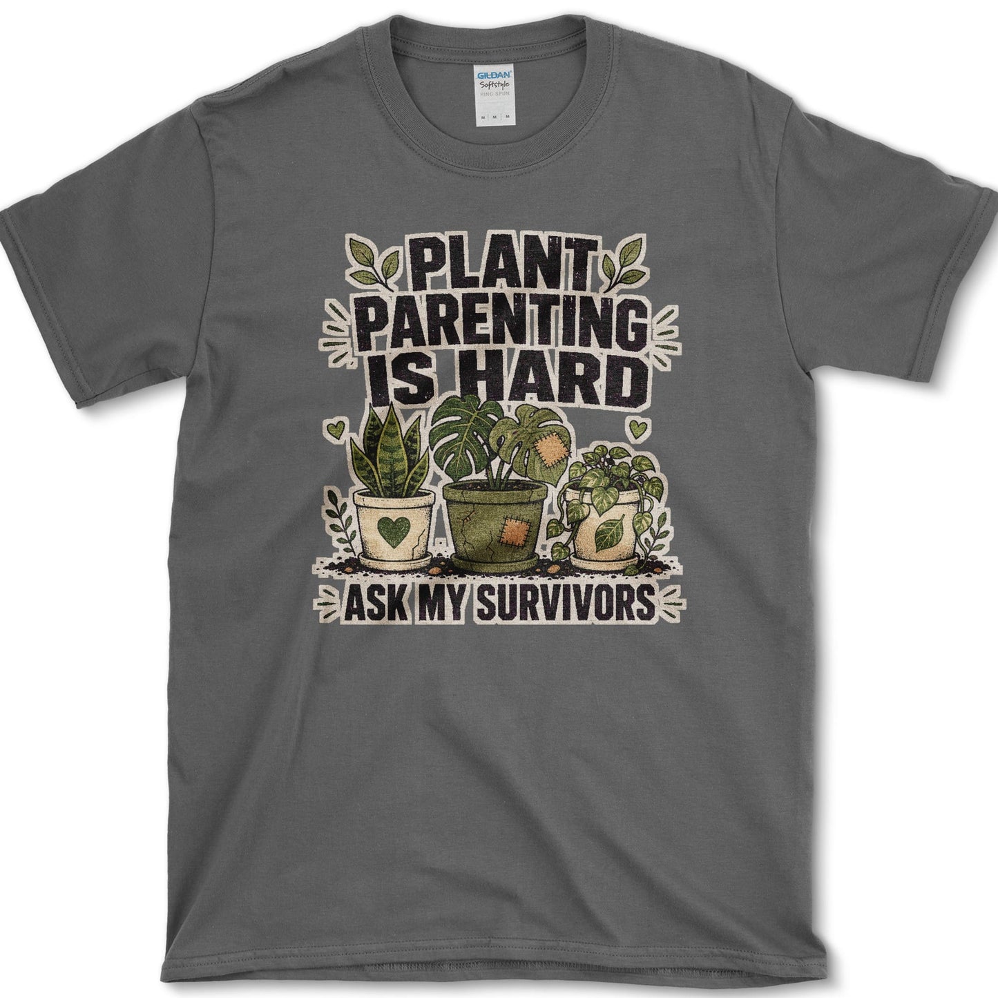 Plant Parenting T-Shirt S / Dark Heather Essential Tees