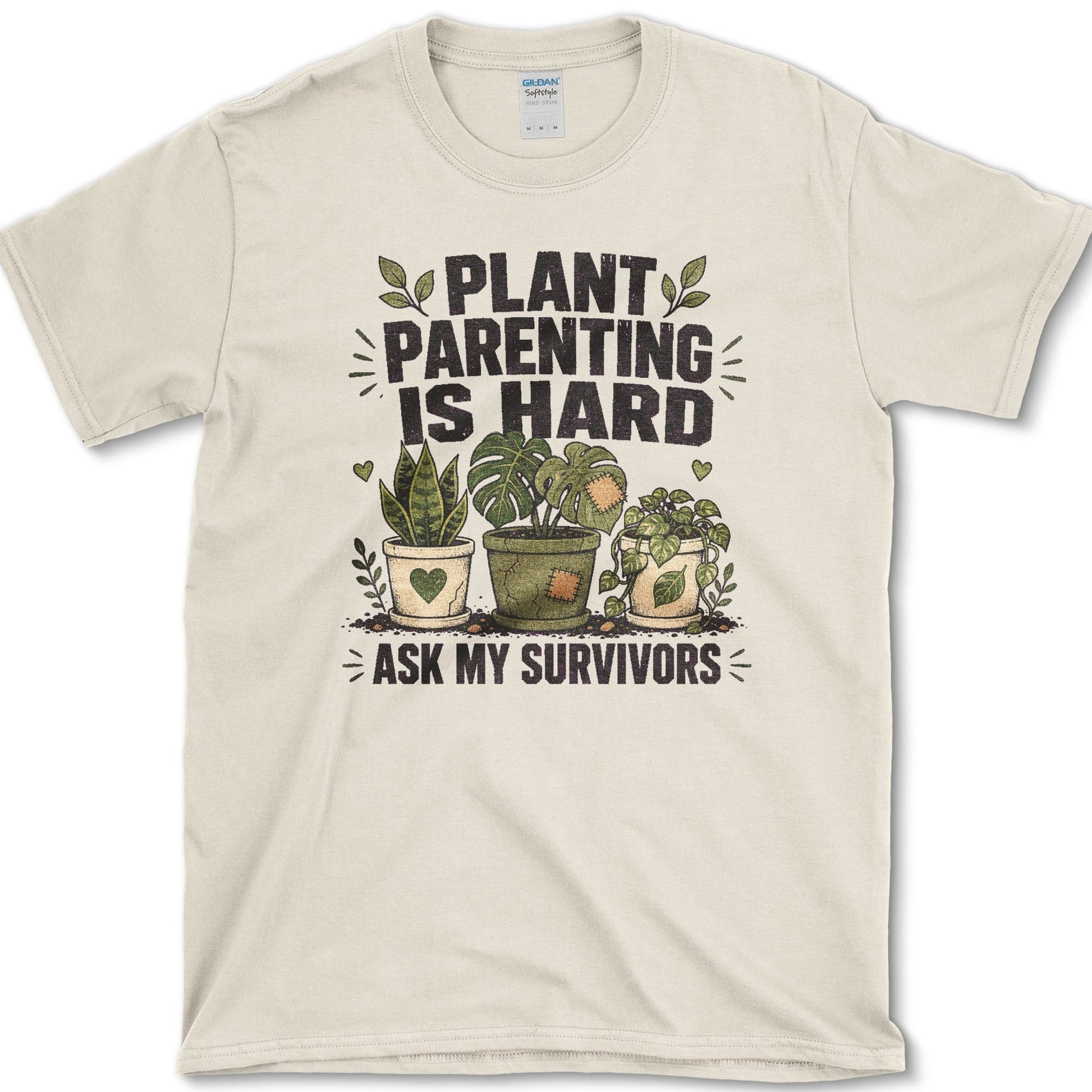 Plant Parenting T-Shirt S / Natural Essential Tees