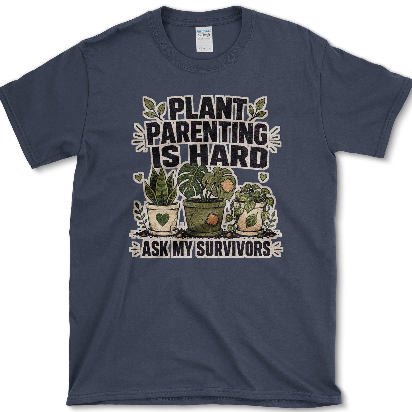 Plant Parenting T-Shirt S / Navy Essential Tees