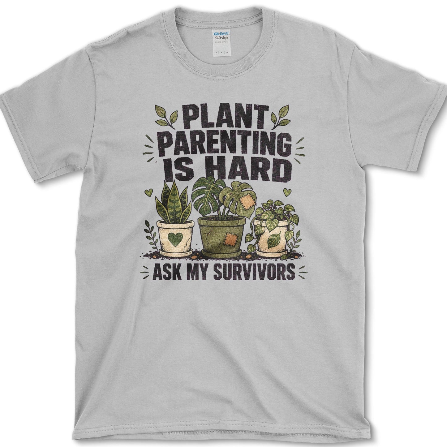 Plant Parenting T-Shirt S / Sport Grey Essential Tees