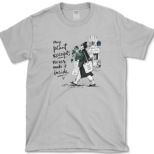 Plant Receipts T-Shirt Sport Grey / S Essential Tees
