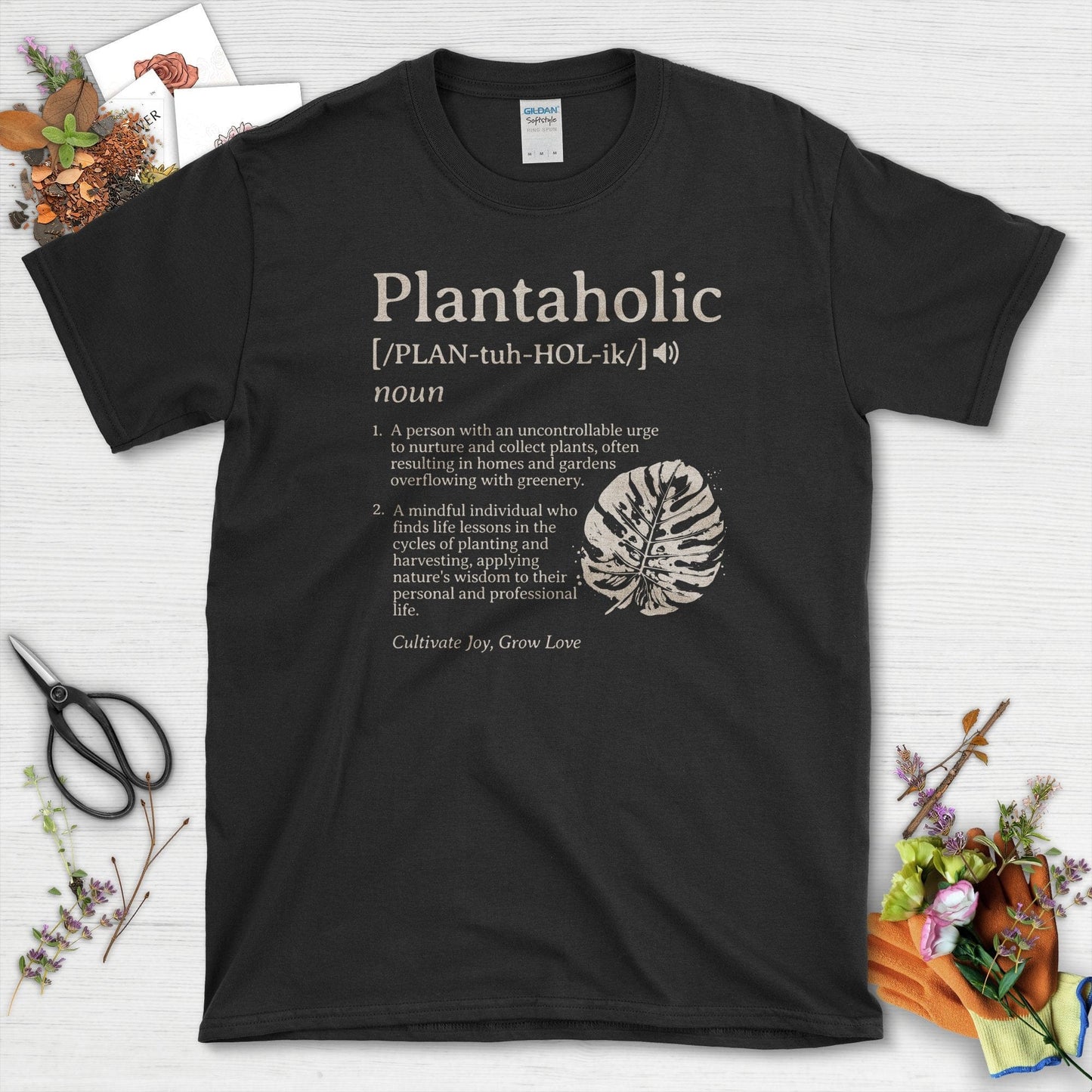 Plantaholic Definition T-Shirt Black / S T-Shirt