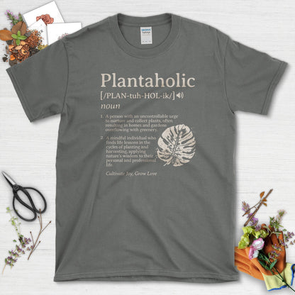 Plantaholic Definition T-Shirt Charcoal / S T-Shirt