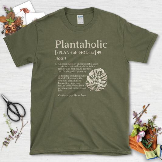 Plantaholic Definition T-Shirt Military Green / S T-Shirt