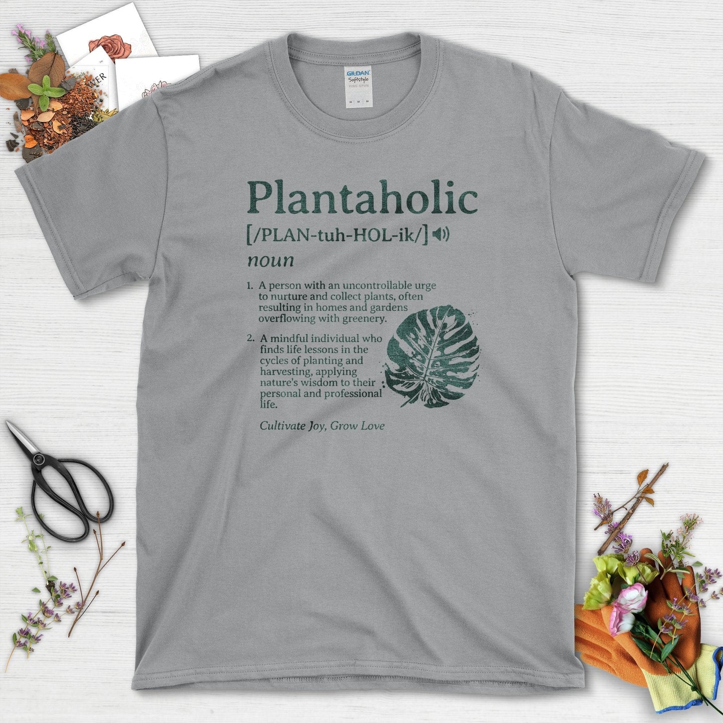 Plantaholic Definition T-Shirt Sport Grey / S T-Shirt