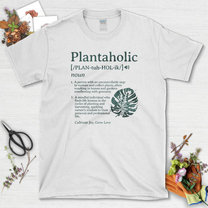 Plantaholic Definition T-Shirt White / S T-Shirt