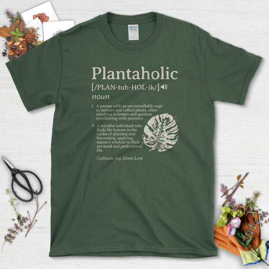 Plantaholic Definition Youth T-Shirt Youth T-Shirt / XS / Forest Green Physical Item