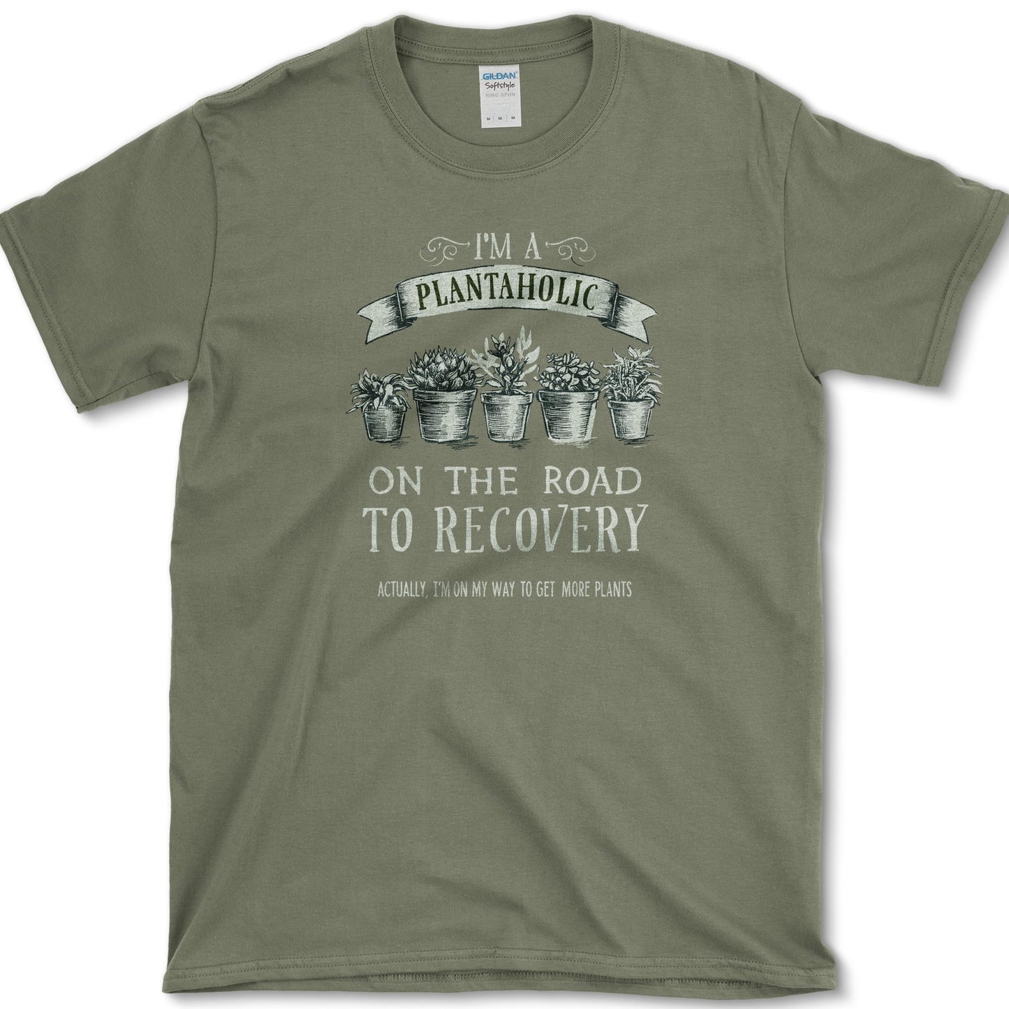 Plantaholic T-Shirt S / Military Green Essential Tees