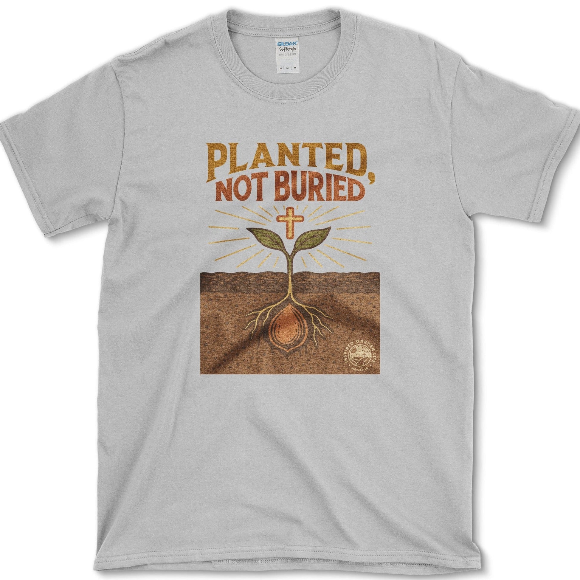 Planted Not Buried T-Shirt Essential Tees / S / Sport Grey Physical Item
