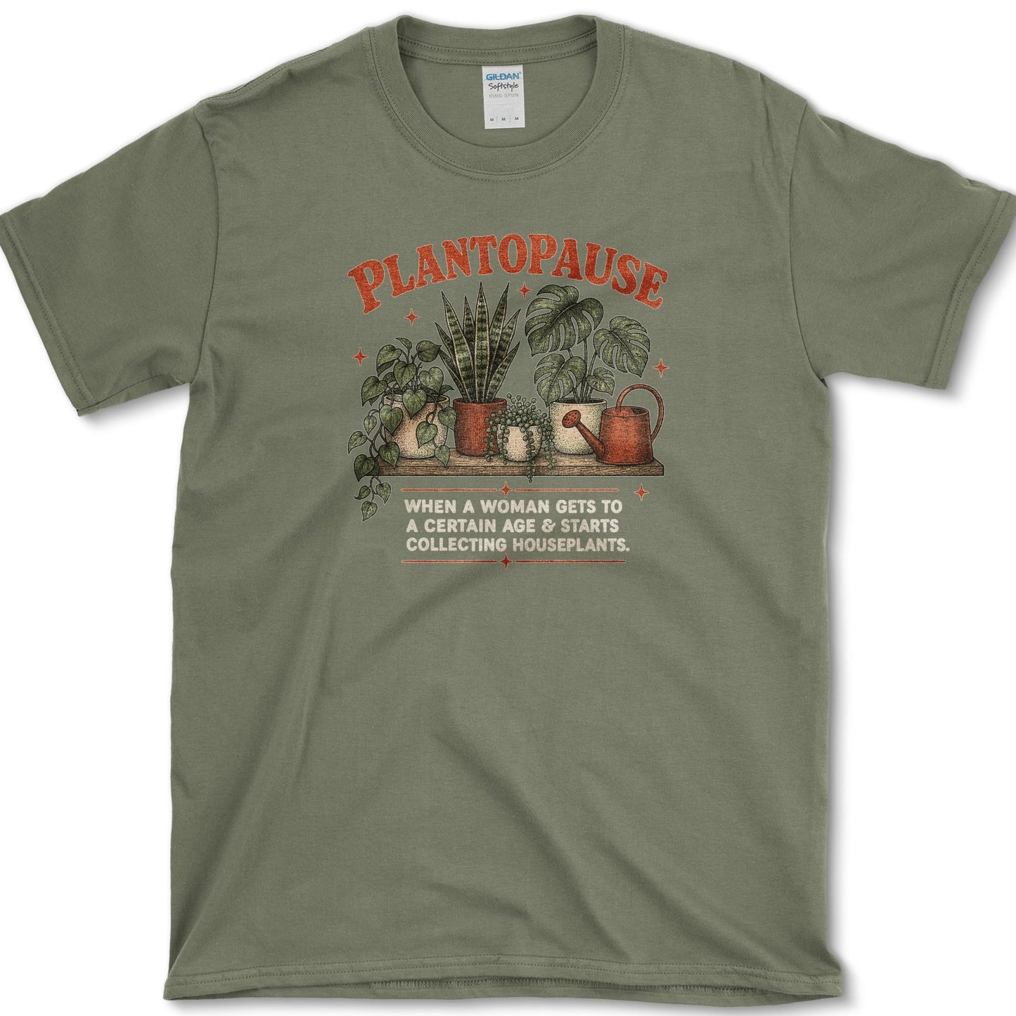 Plantopause T-Shirt Military Green / S Essential Tees