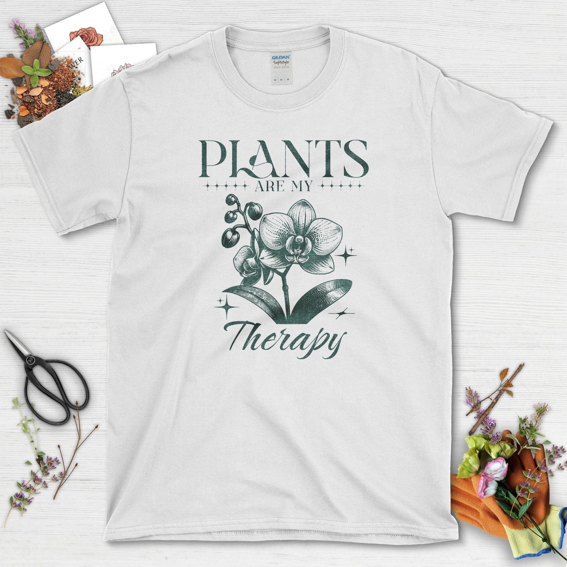 Plants Are My Therapy Graphic Design T-Shirt T-Shirt