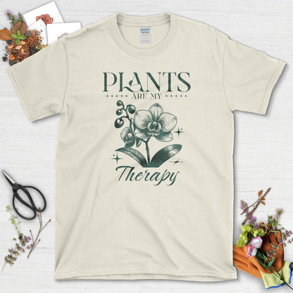 Plants Are My Therapy Graphic Design T-Shirt T-Shirt