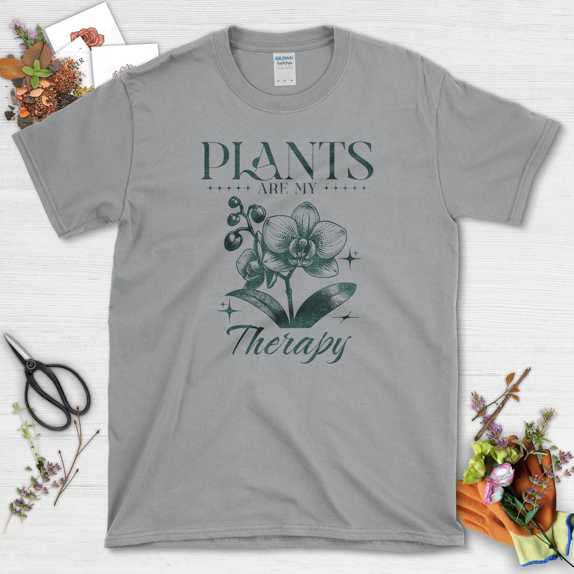 Plants Are My Therapy Graphic Design T-Shirt T-Shirt