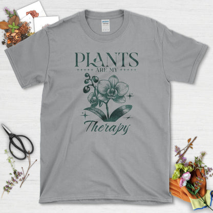 Plants Are My Therapy Graphic Design T-Shirt T-Shirt
