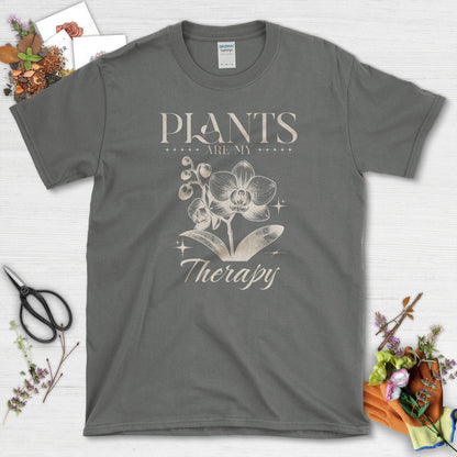 Plants Are My Therapy Graphic Design T-Shirt T-Shirt