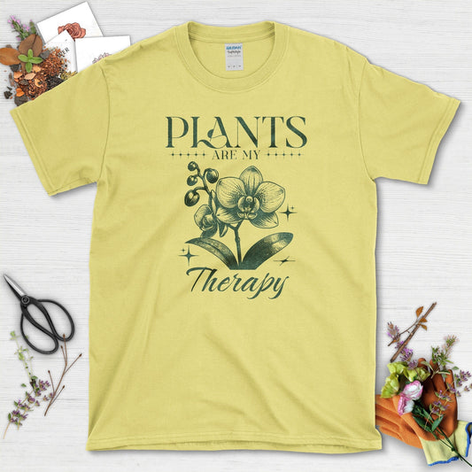 Plants Are My Therapy Graphic Design T-Shirt T-Shirt