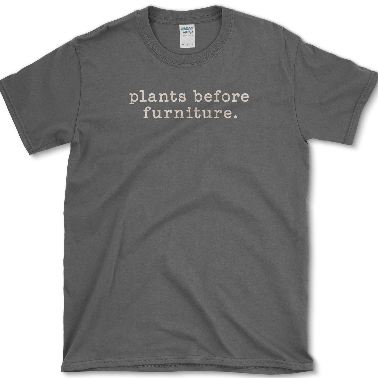 Plants Before Furniture T-Shirt S / Dark Heather Essential Tees