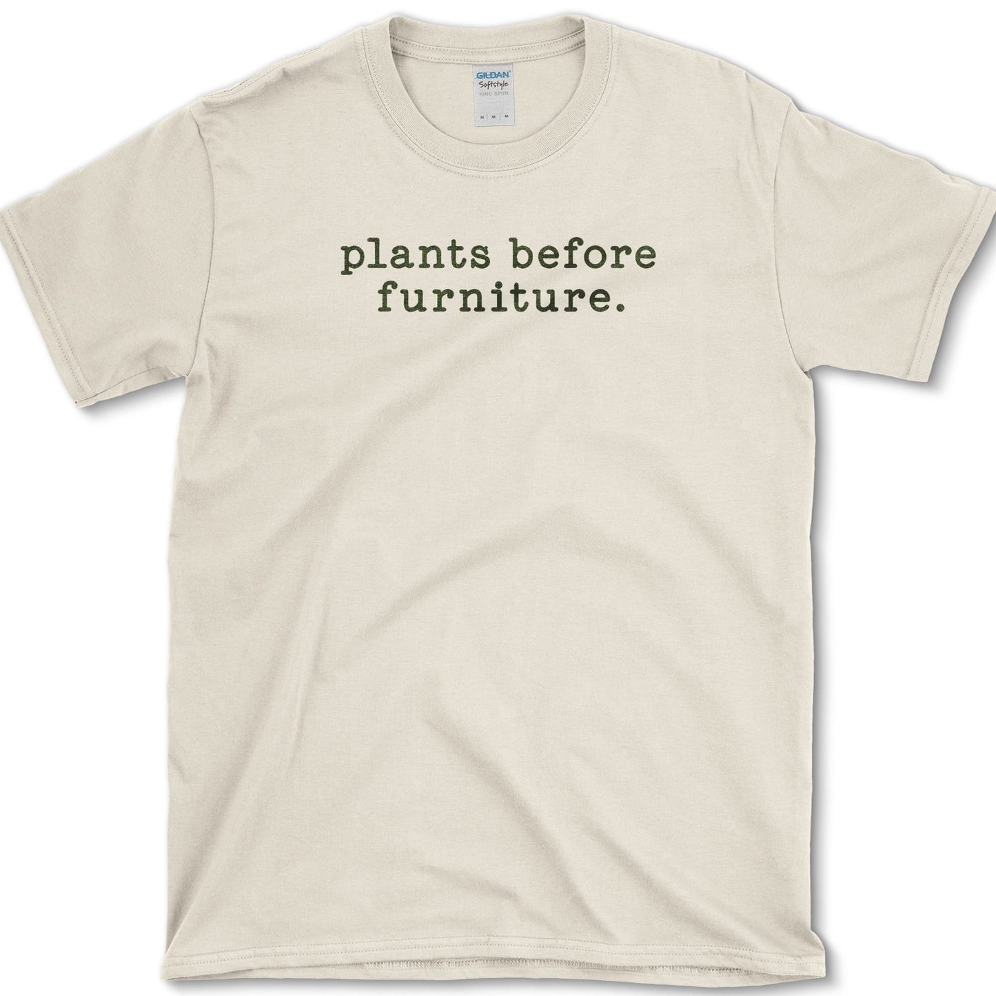 Plants Before Furniture T-Shirt S / Natural Essential Tees