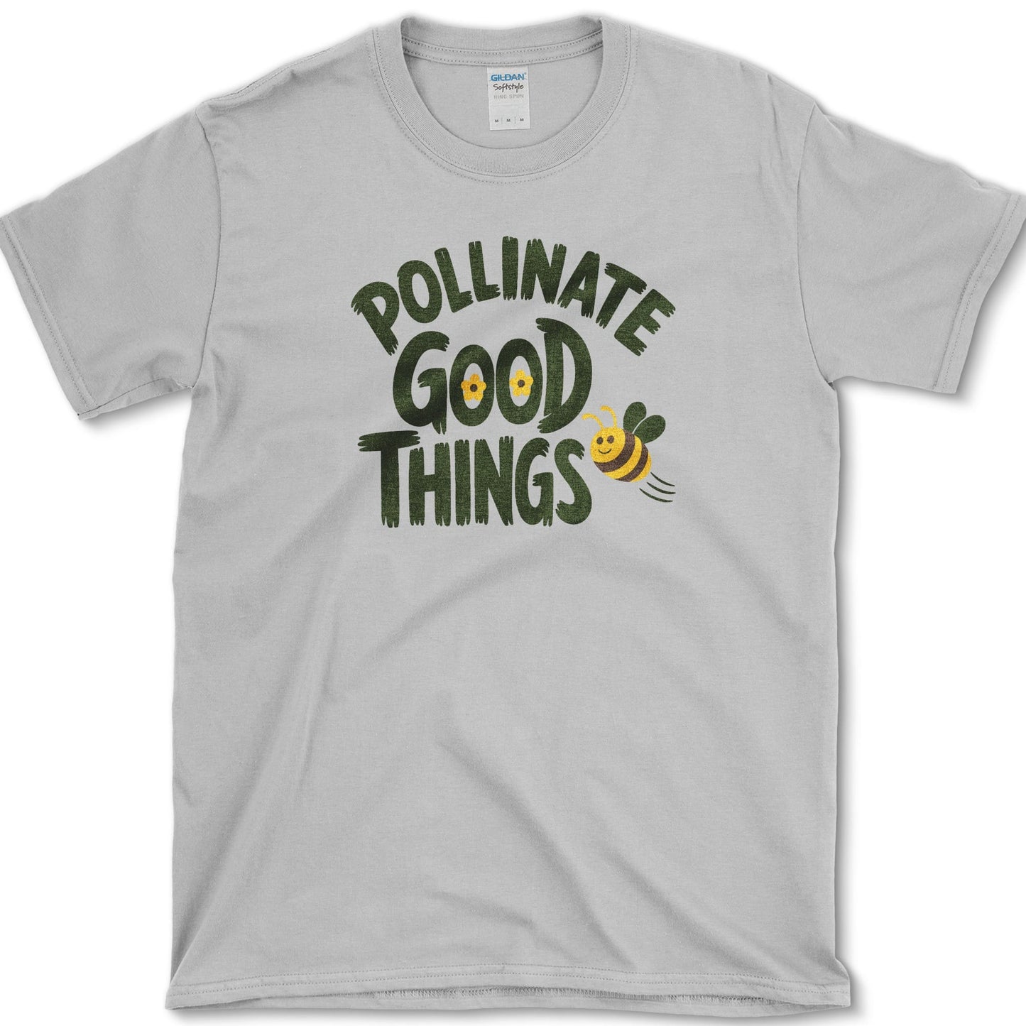Pollinate Good Things T-Shirt S / Sport Grey Essential Tees