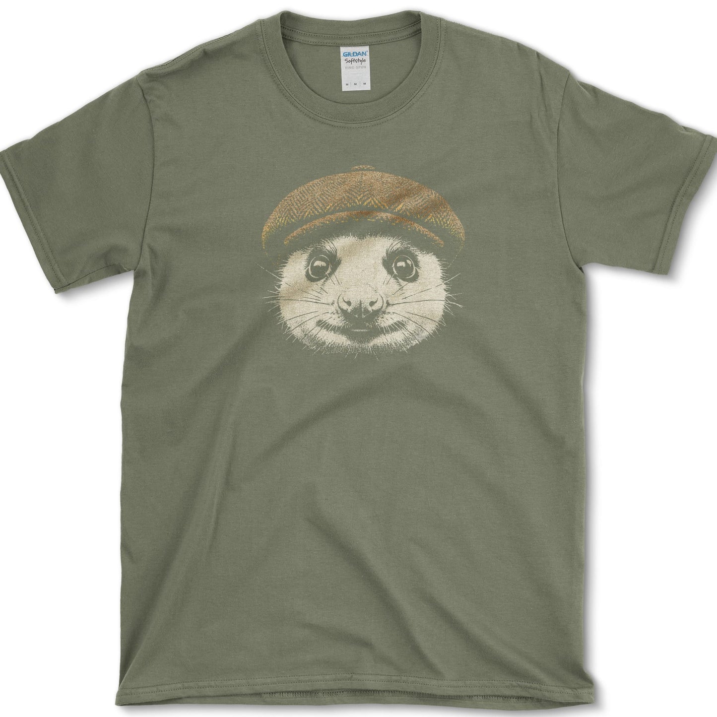 Possum in Tweed design featuring opossum artwork on a t-shirt
