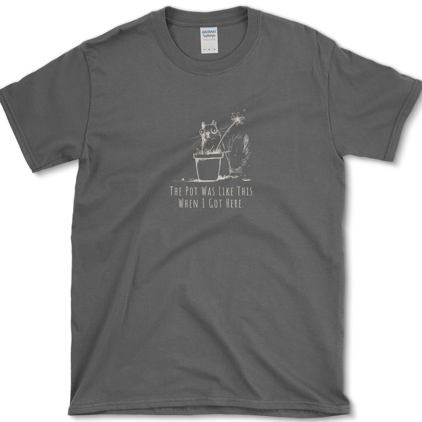 Pot Was Like This T-Shirt Dark Heather / S Essential Tees