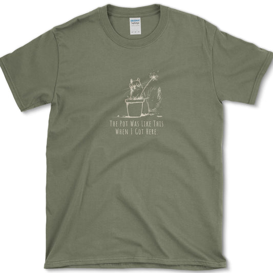 Pot Was Like This T-Shirt Military Green / S Essential Tees