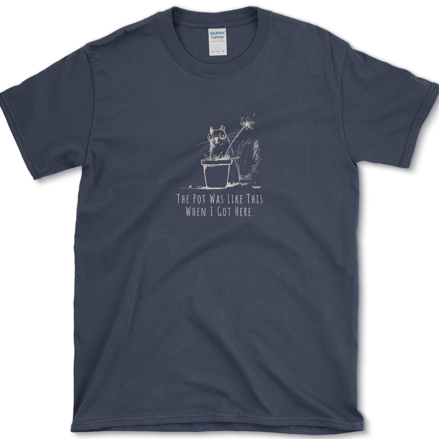Pot Was Like This T-Shirt Navy / S Essential Tees