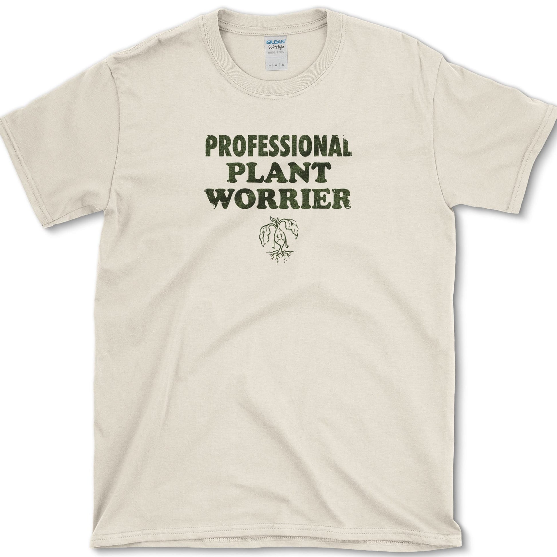 Professional Plant Worrier T-Shirt S / Natural Essential Tees