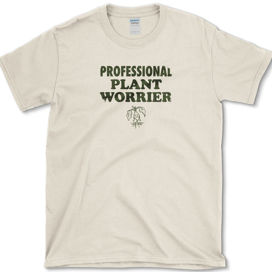 Professional Plant Worrier T-Shirt S / Natural Essential Tees