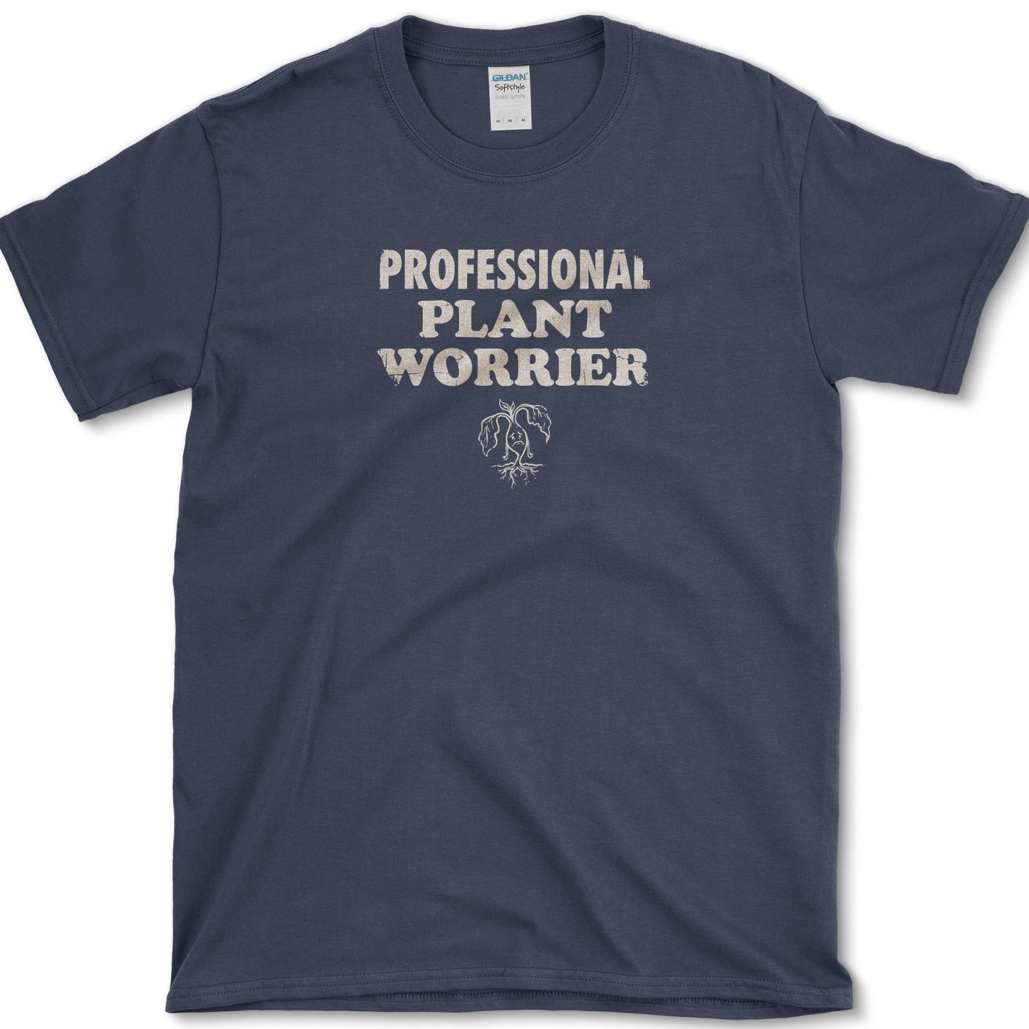 Professional Plant Worrier T-Shirt S / Navy Essential Tees