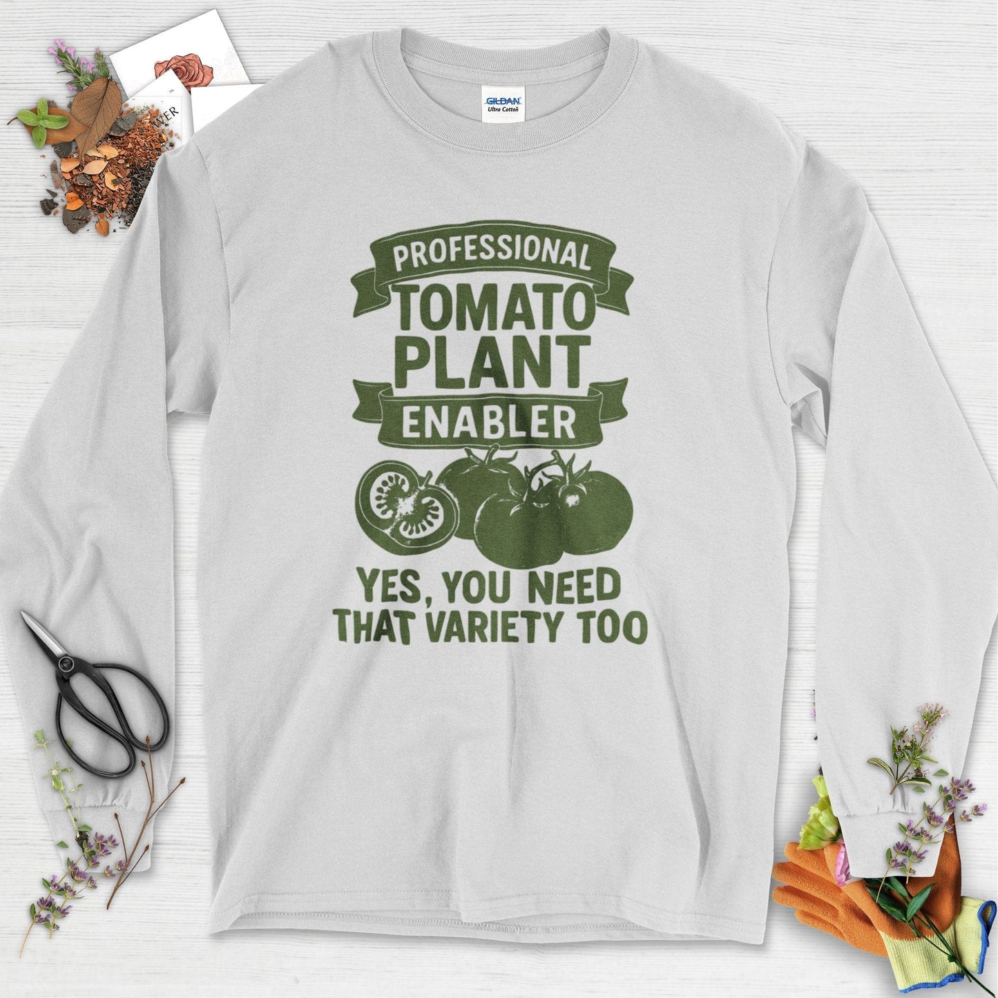 Professional Tomato Plant Enabler Long Sleeve Ash / S Physical Item