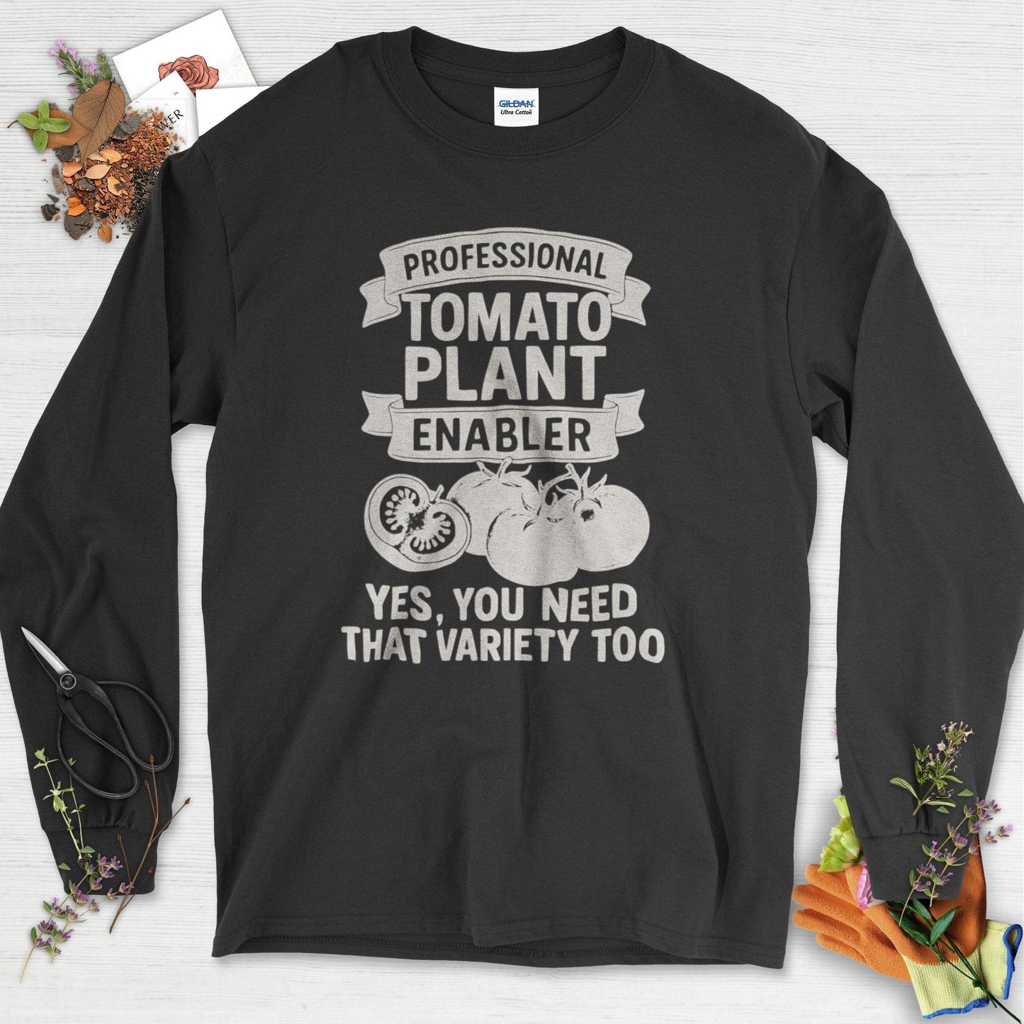 Professional Tomato Plant Enabler Long Sleeve Black / S Physical Item