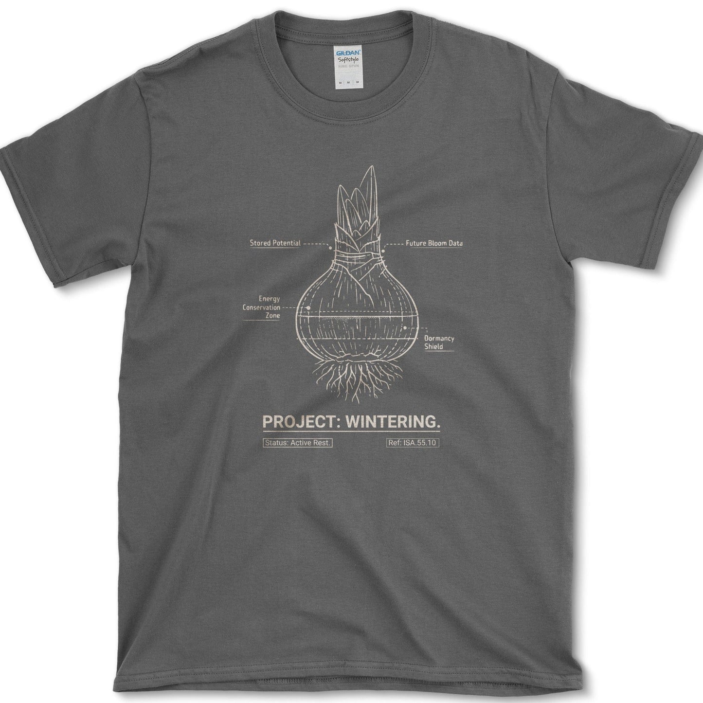 Project Wintering T-Shirt Essential Tees / S / Dark Heather Physical Item