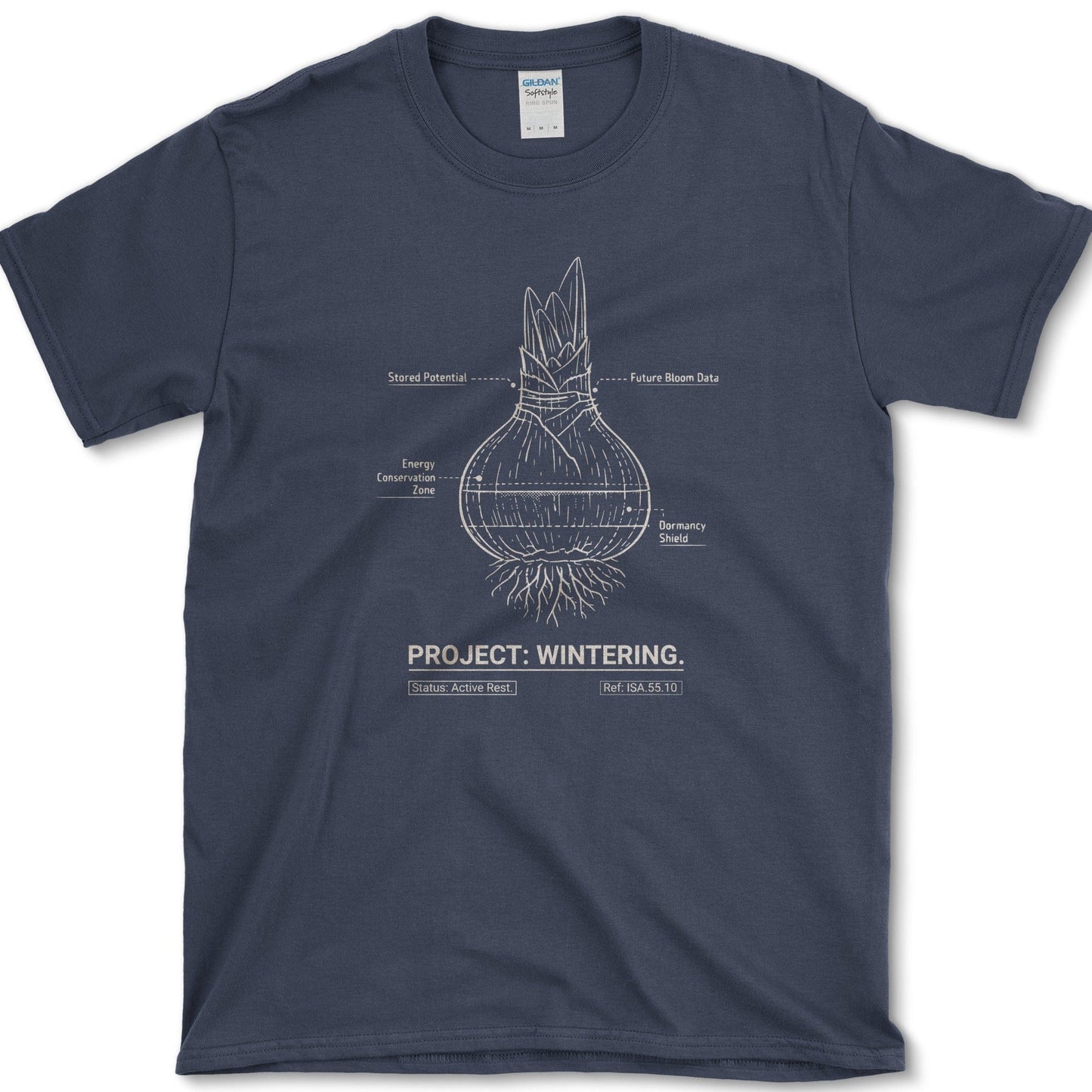 Project Wintering T-Shirt Essential Tees / S / Navy Physical Item
